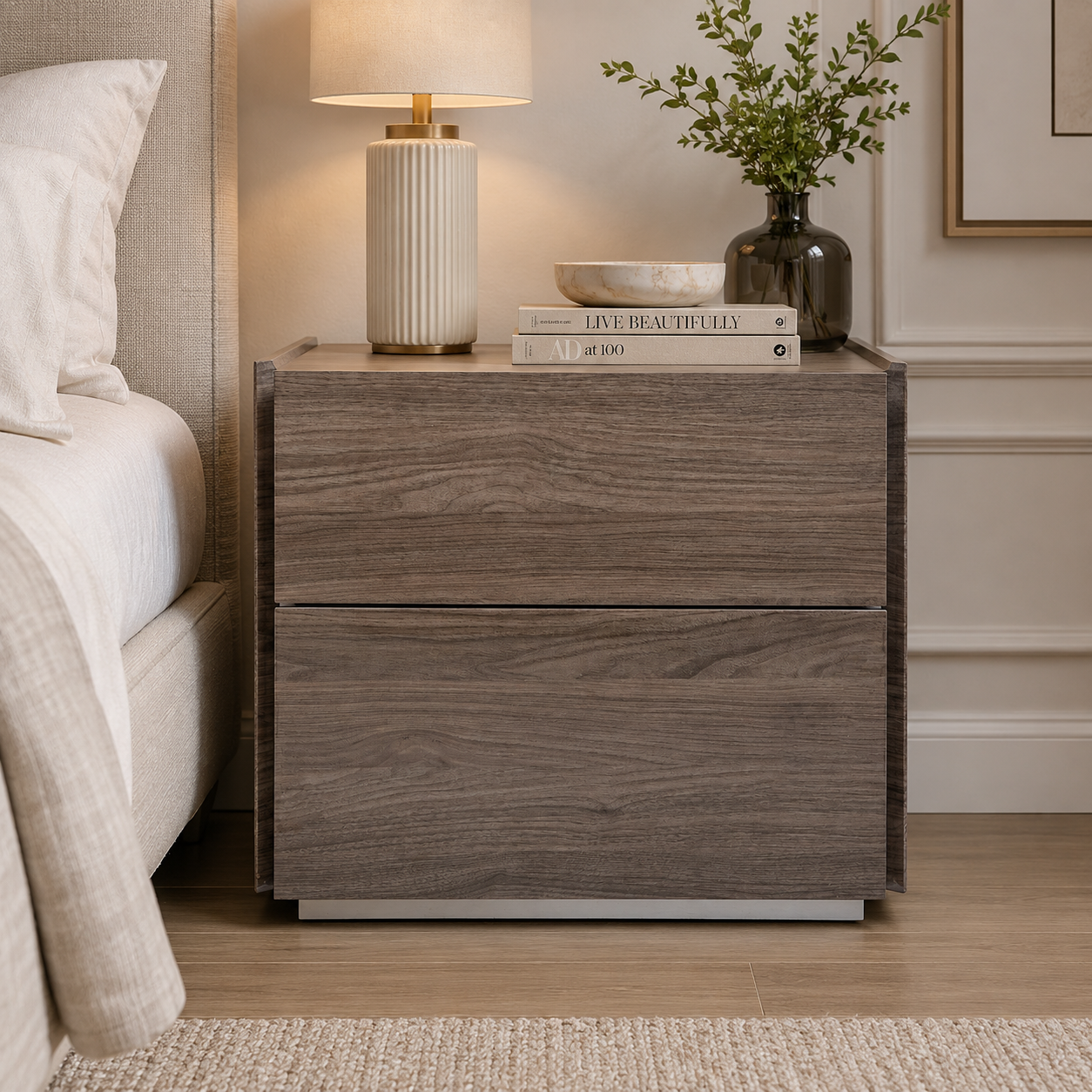 Soono Glossy Finish Night Stand