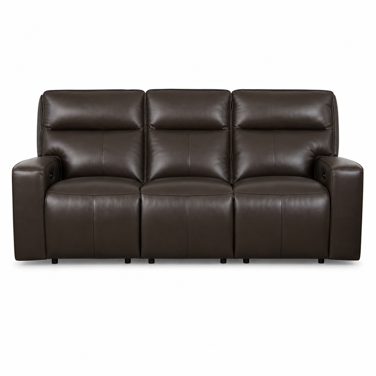 Sora Zero Gravity Power Reclining Leather Sofa with Power Headrests