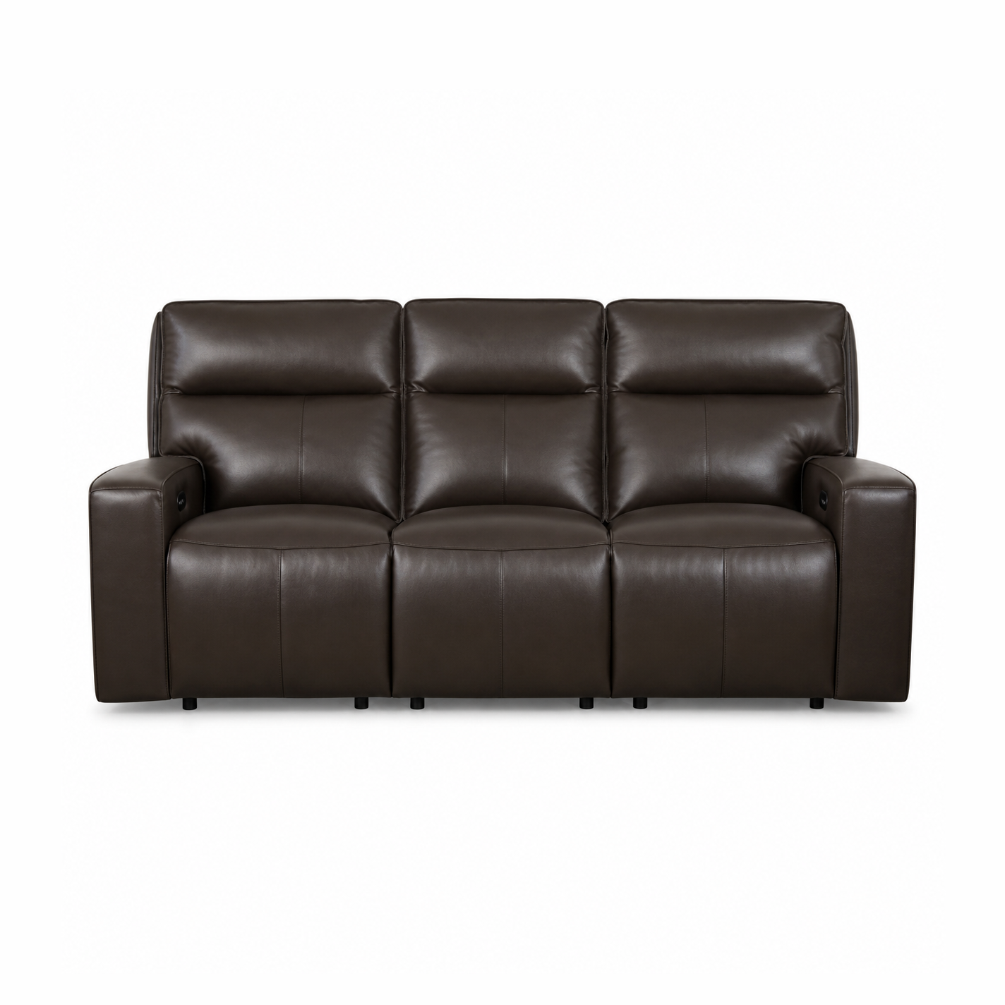 Sora Zero Gravity Power Reclining Leather Sofa with Power Headrests