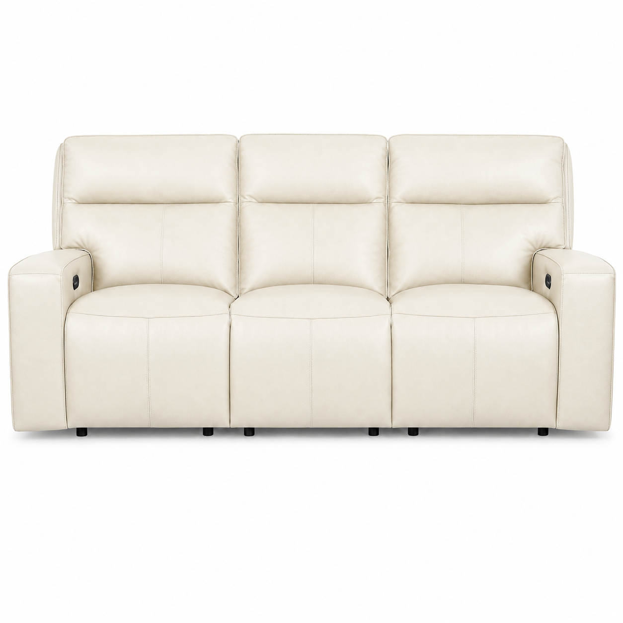 Sora Zero Gravity Power Reclining Leather Sofa with Power Headrests