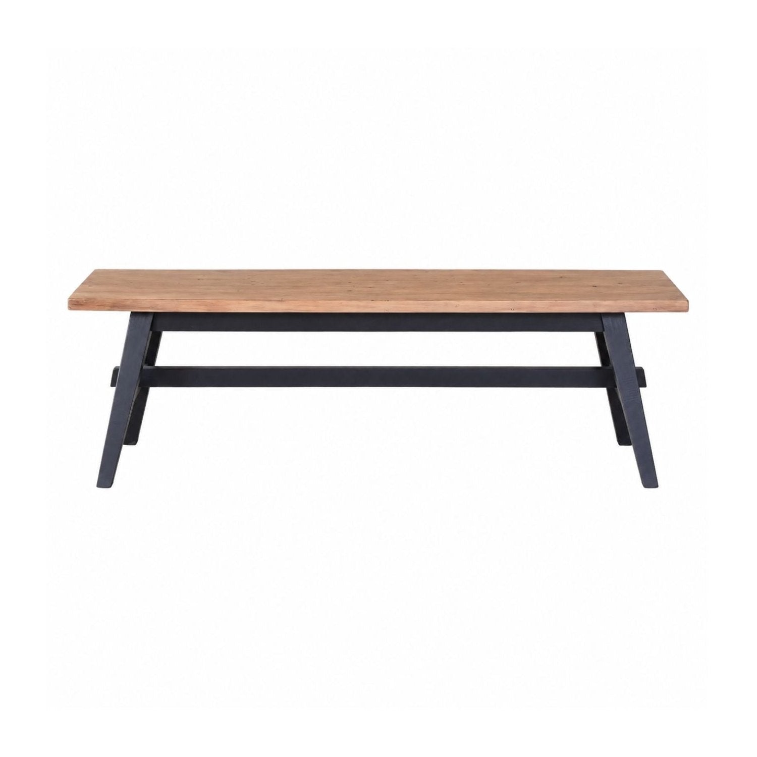 Sorella Dining Bench Sundried Wheat - Matte Black