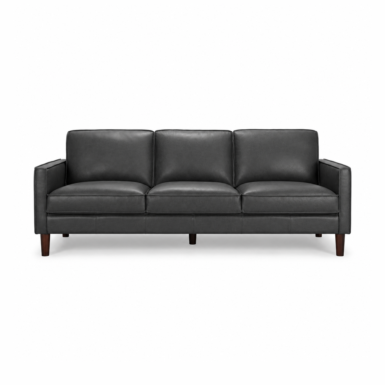 Soria Top-Grain Leather Sofa – Night