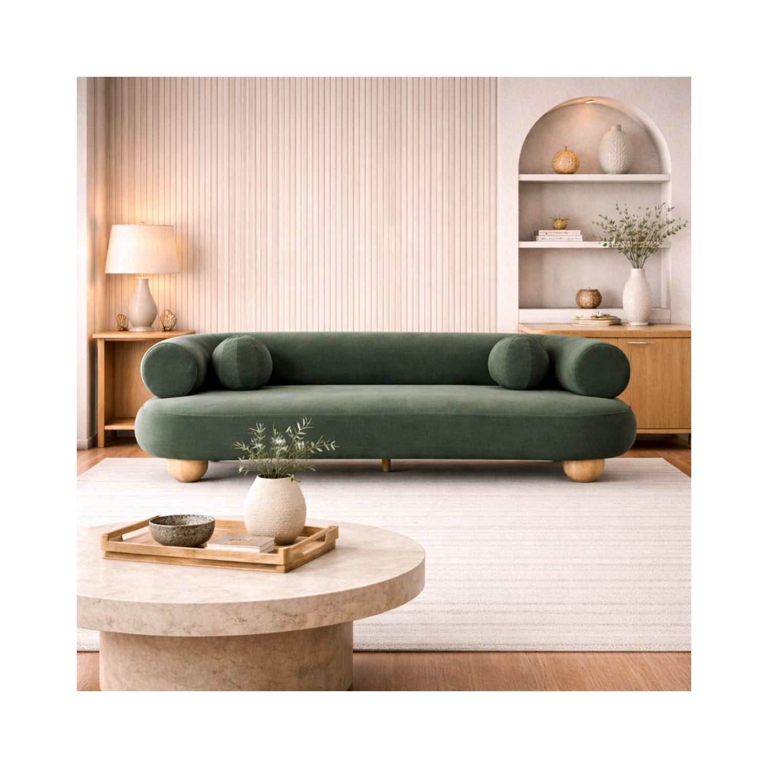 Stellan Curve Large Sofa