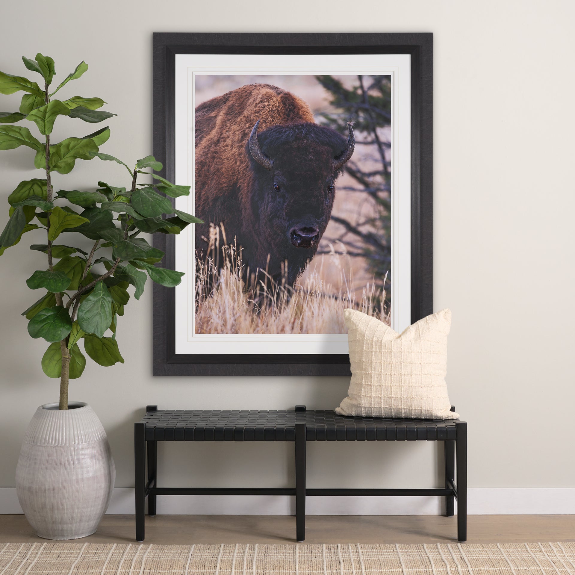 Stop Horsing Around Framed Art Print Matted under Glass
