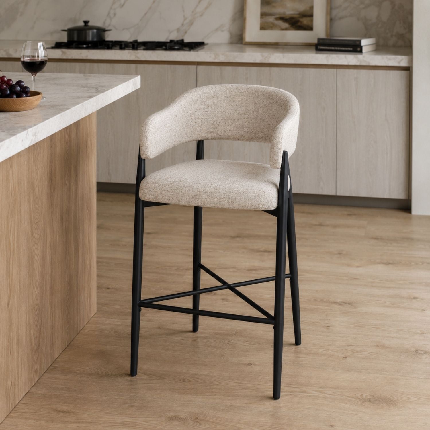 Studio Upholstered Counter Stool
