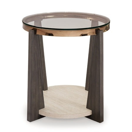 Frazwa Round End Table