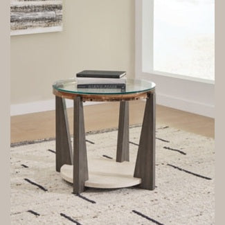 Frazwa Round End Table