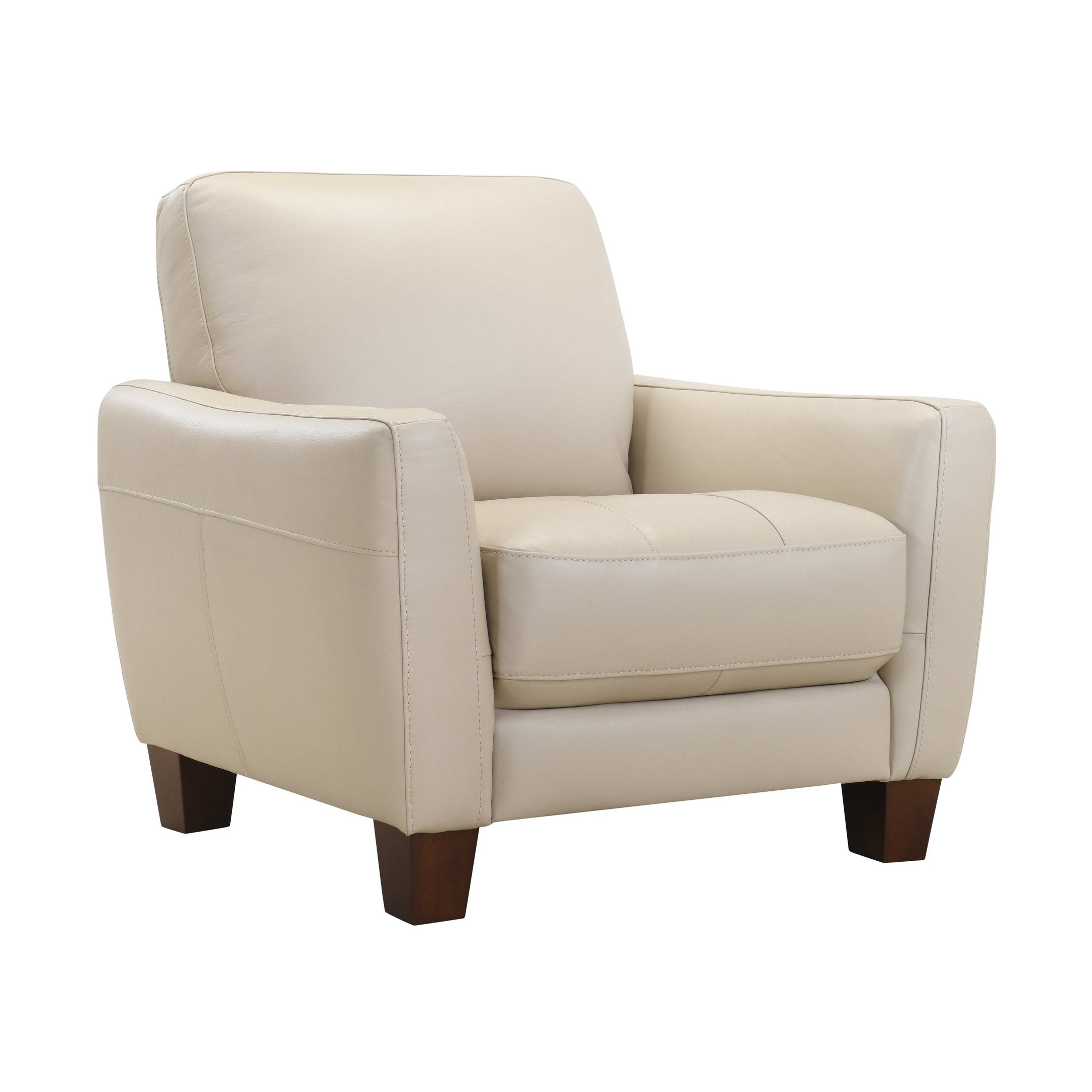 Faustina Leather Accent Chair