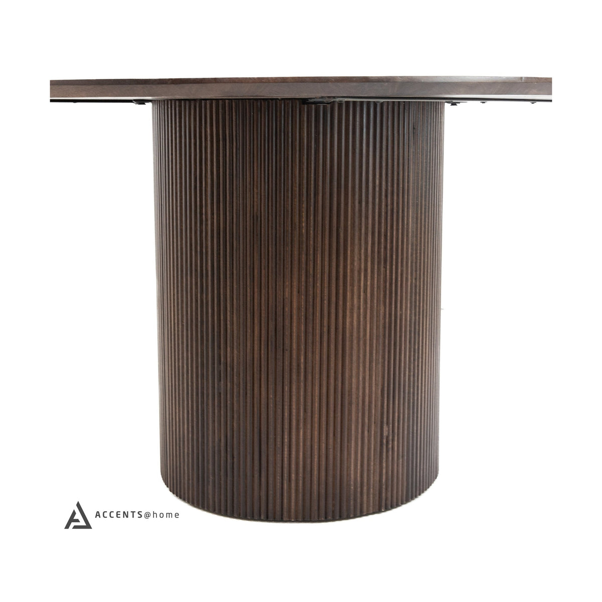 Catalina Solid Mango Wood Dining Table - Dark Brown - Skyview Edmonton