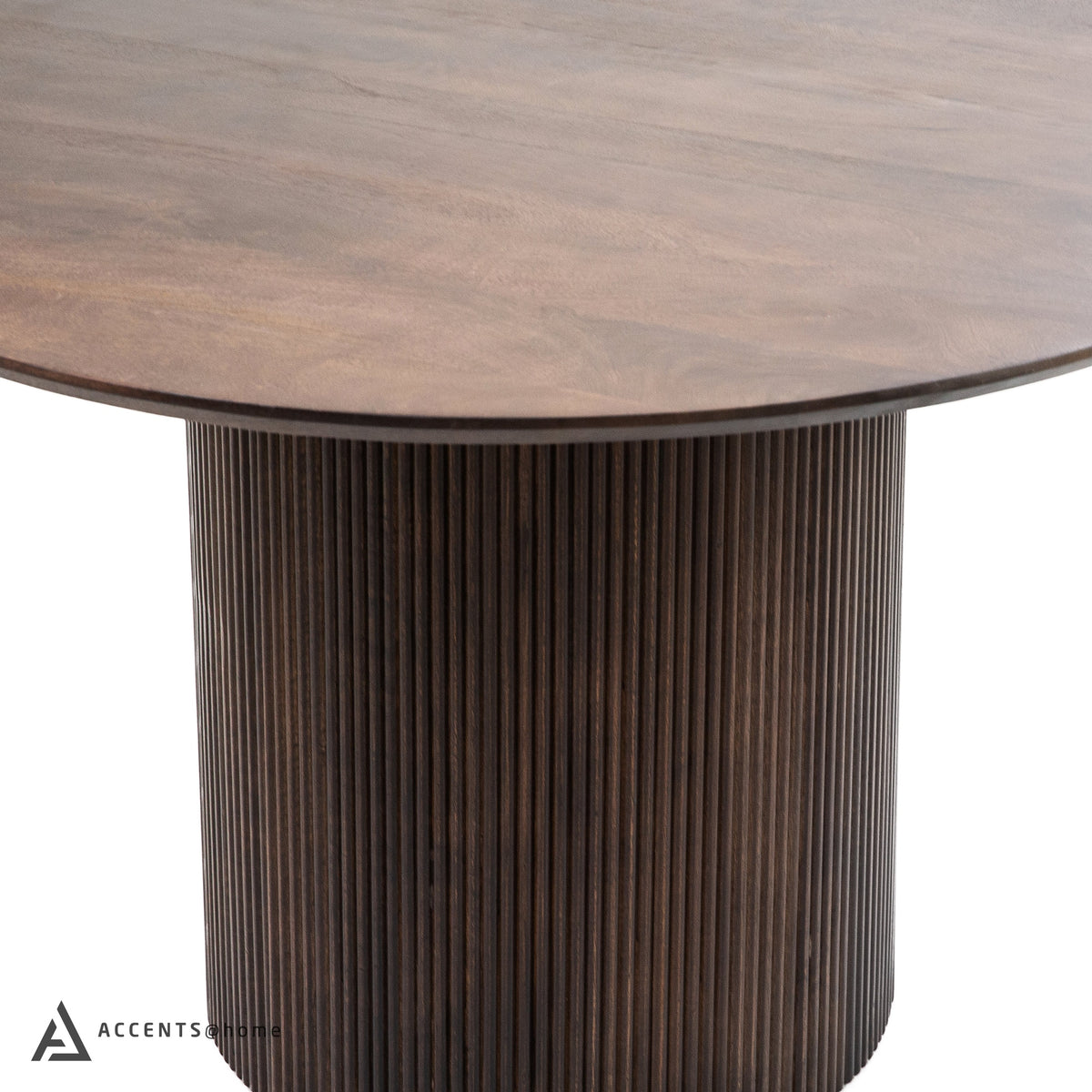 Catalina Solid Mango Wood Dining Table - Dark Brown - Skyview Edmonton