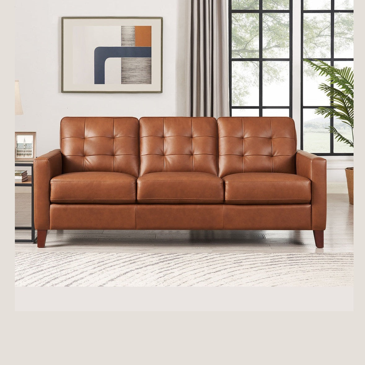 Tallon Leather Sofa