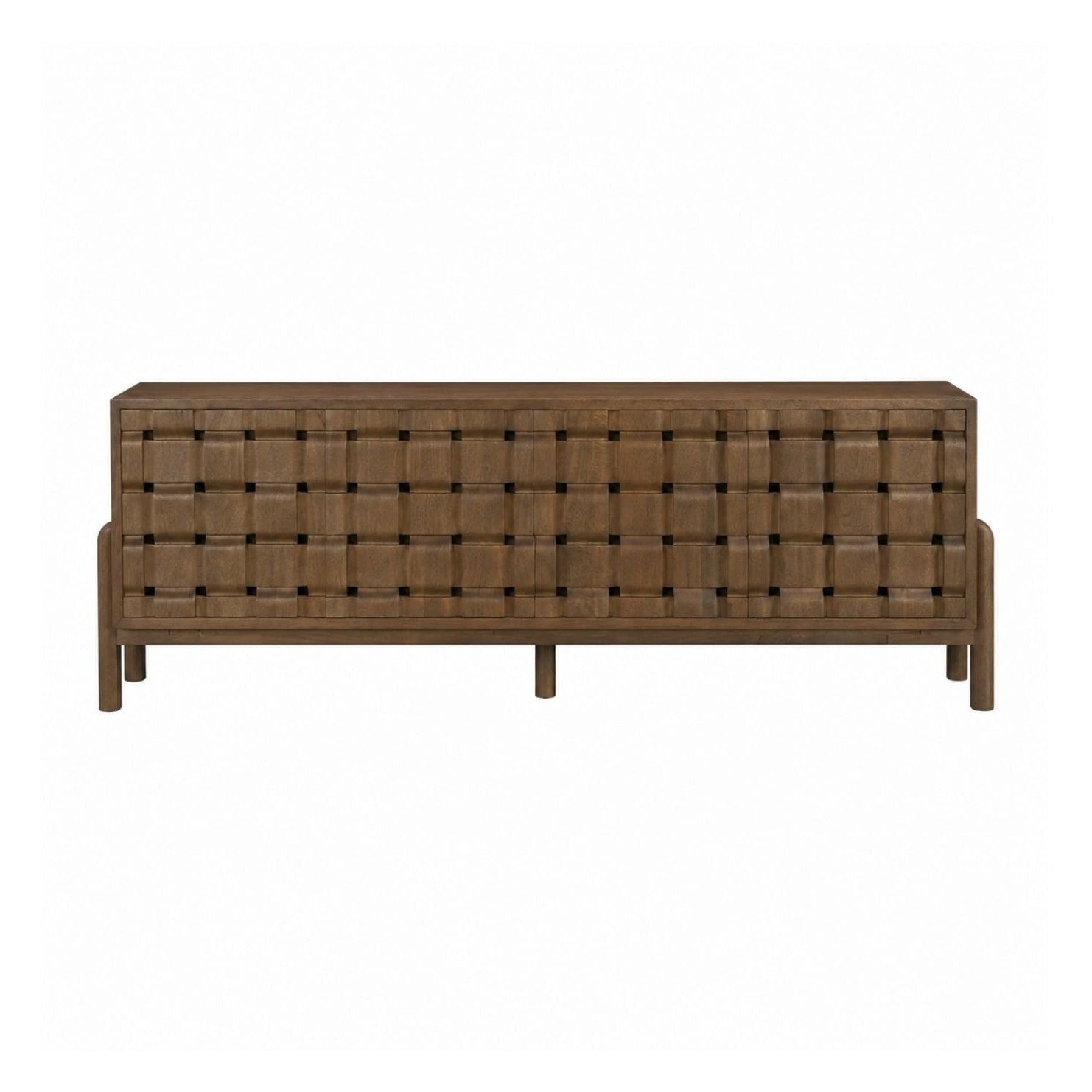 Trellyn 4-Door w/ Carved Woven Doors Closed Sideboard