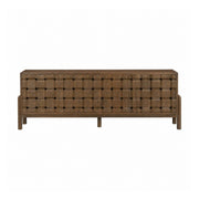 Trellyn 4-Door w/ Carved Woven Doors Closed Sideboard
