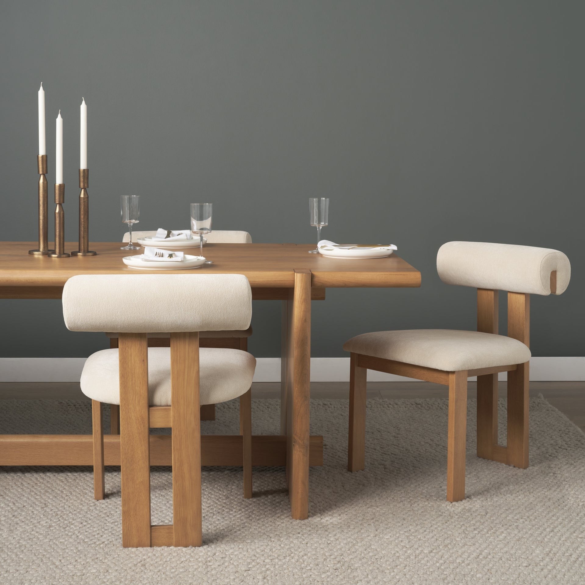 Tribeca Curve Open Back Dining Chair