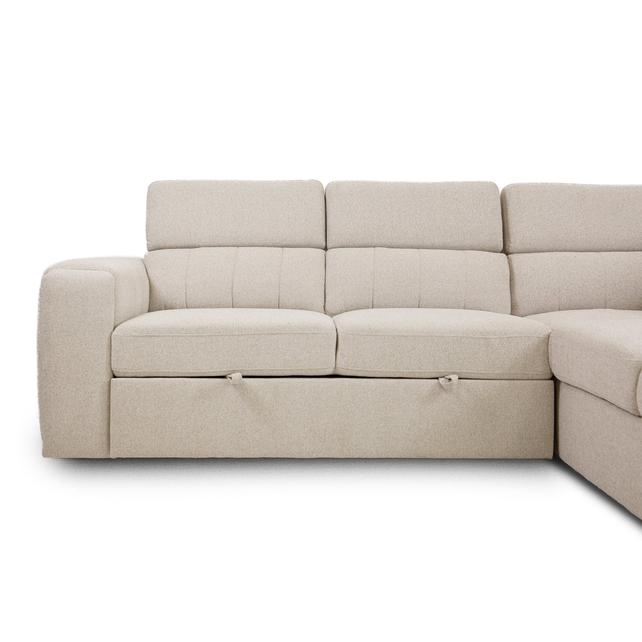 Triston Sleeper Sectional - Fritillary