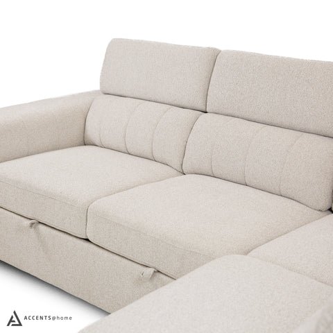 Triston Sleeper Sectional - Fritillary