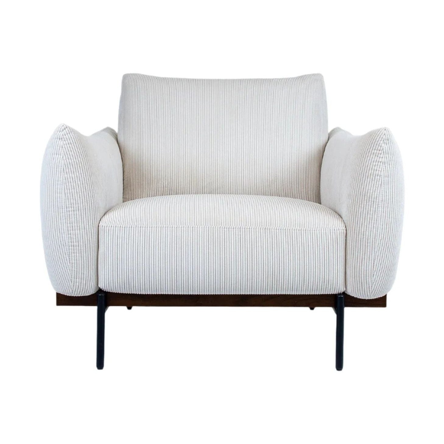 Meela Accent Chair - White
