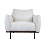 Meela Accent Chair - White