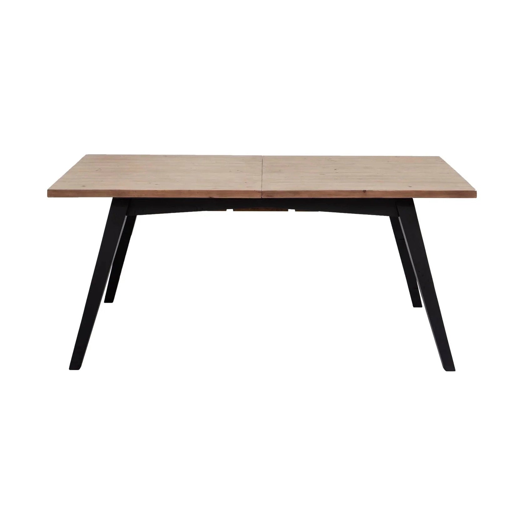 Sorella Extension Dining Table - Sundried Wheat Matte Black