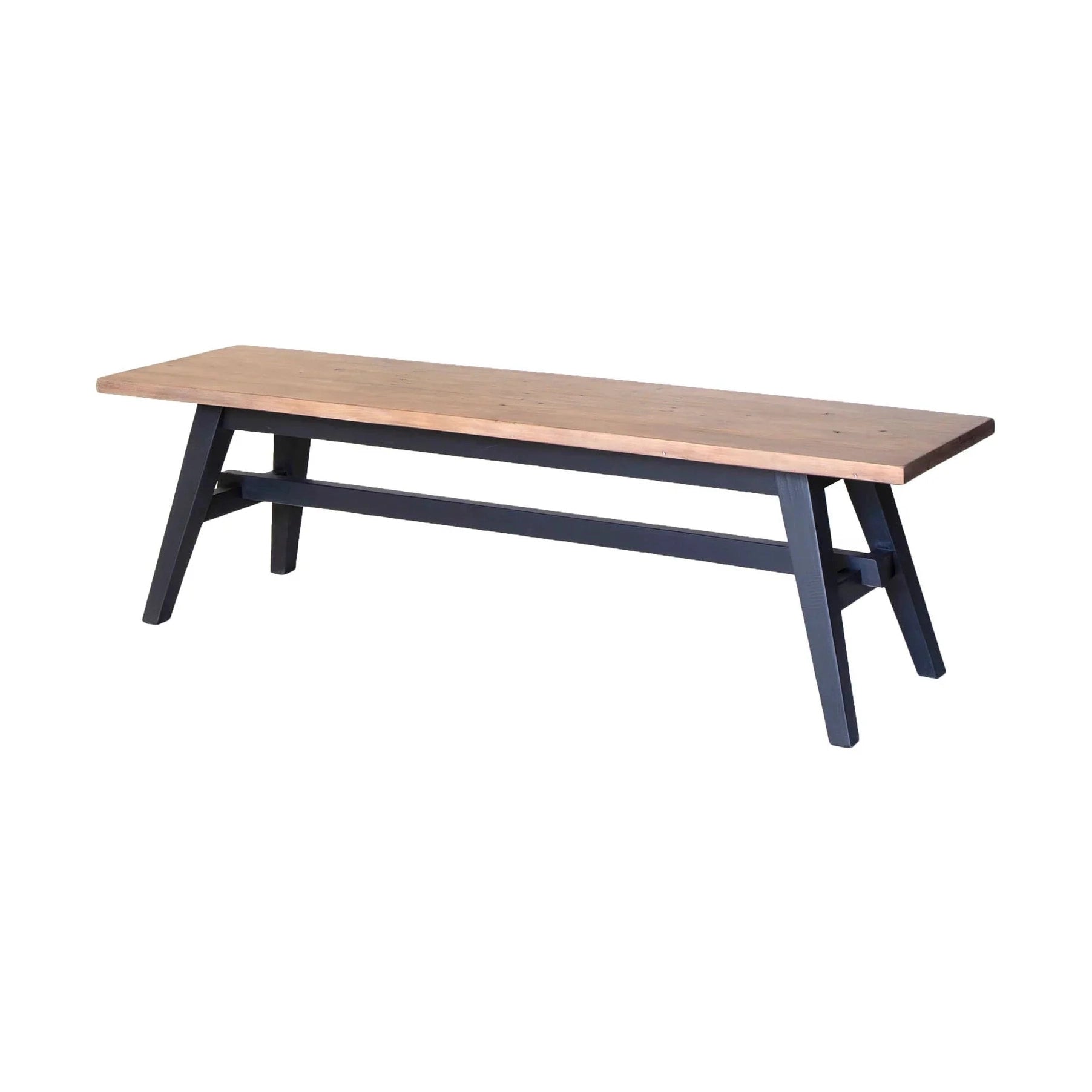 Sorella Dining Bench Sundried Wheat - Matte Black