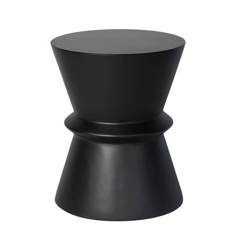 Concrete Hourglass Side Table