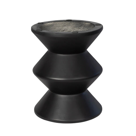 Concrete Inverted Side Table - Black