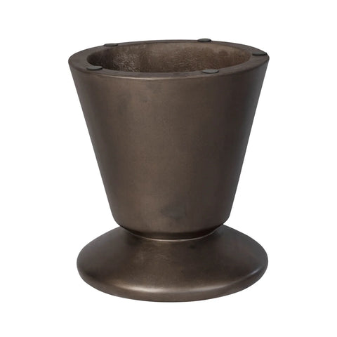 Concrete Mineral Side Table - Bronze