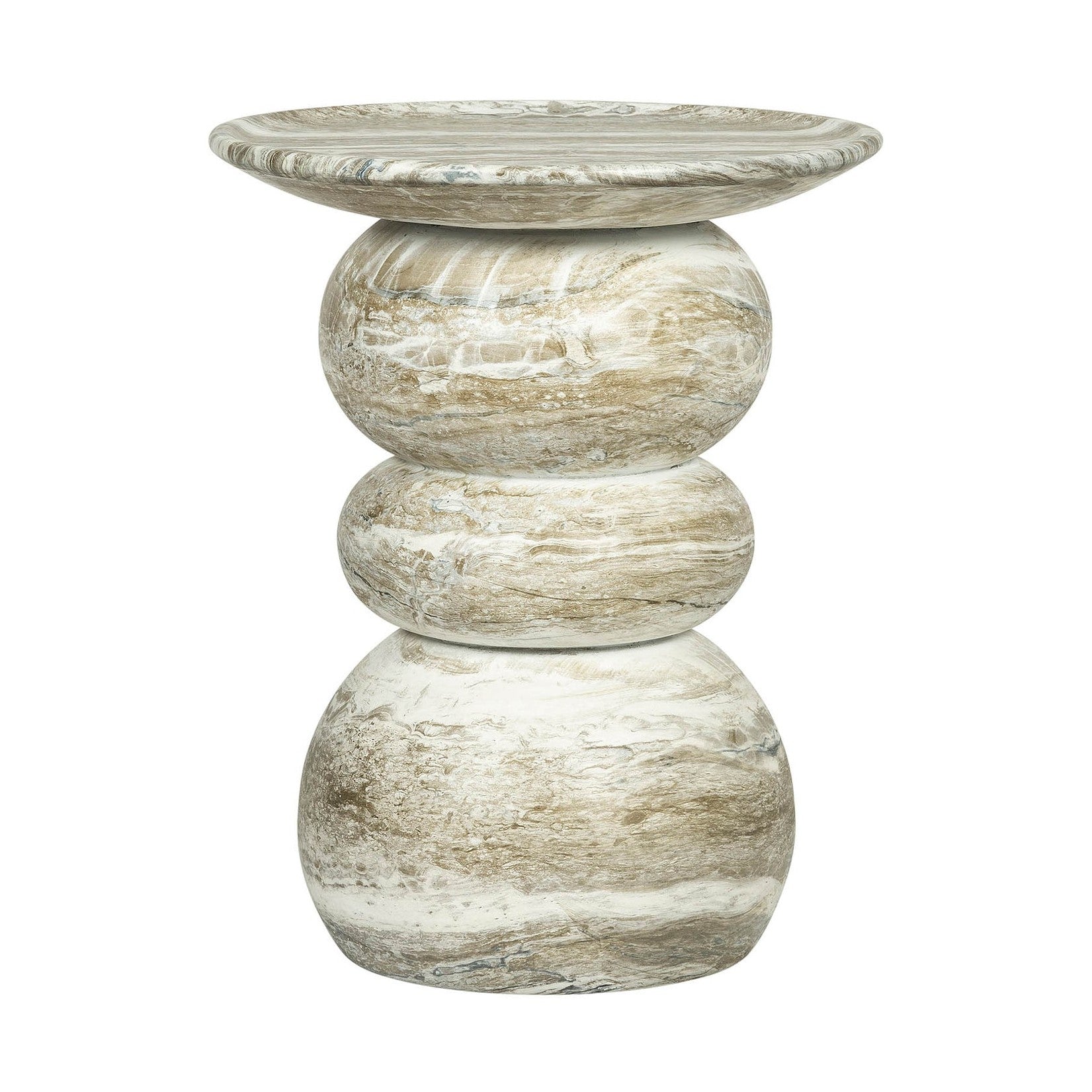 Temple Side Table - Grey Mist