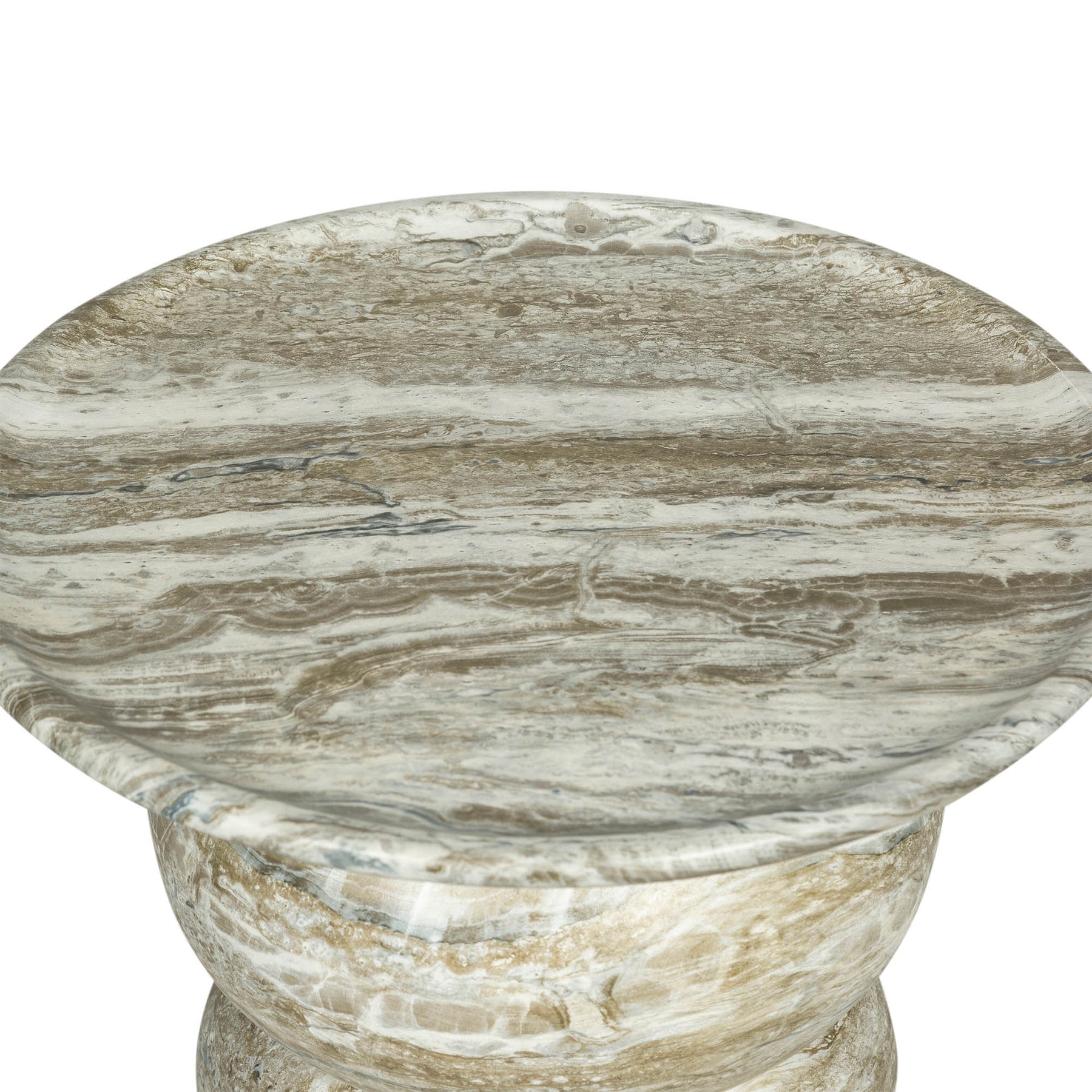 Temple Side Table - Grey Mist