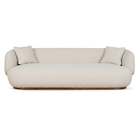 Vaila Premium Boucle Sofa w/2 Pillows
