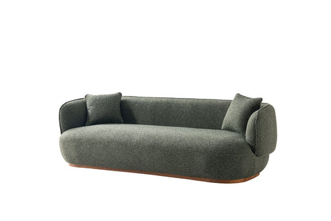 Vaila Premium Boucle Sofa w/2 Pillows