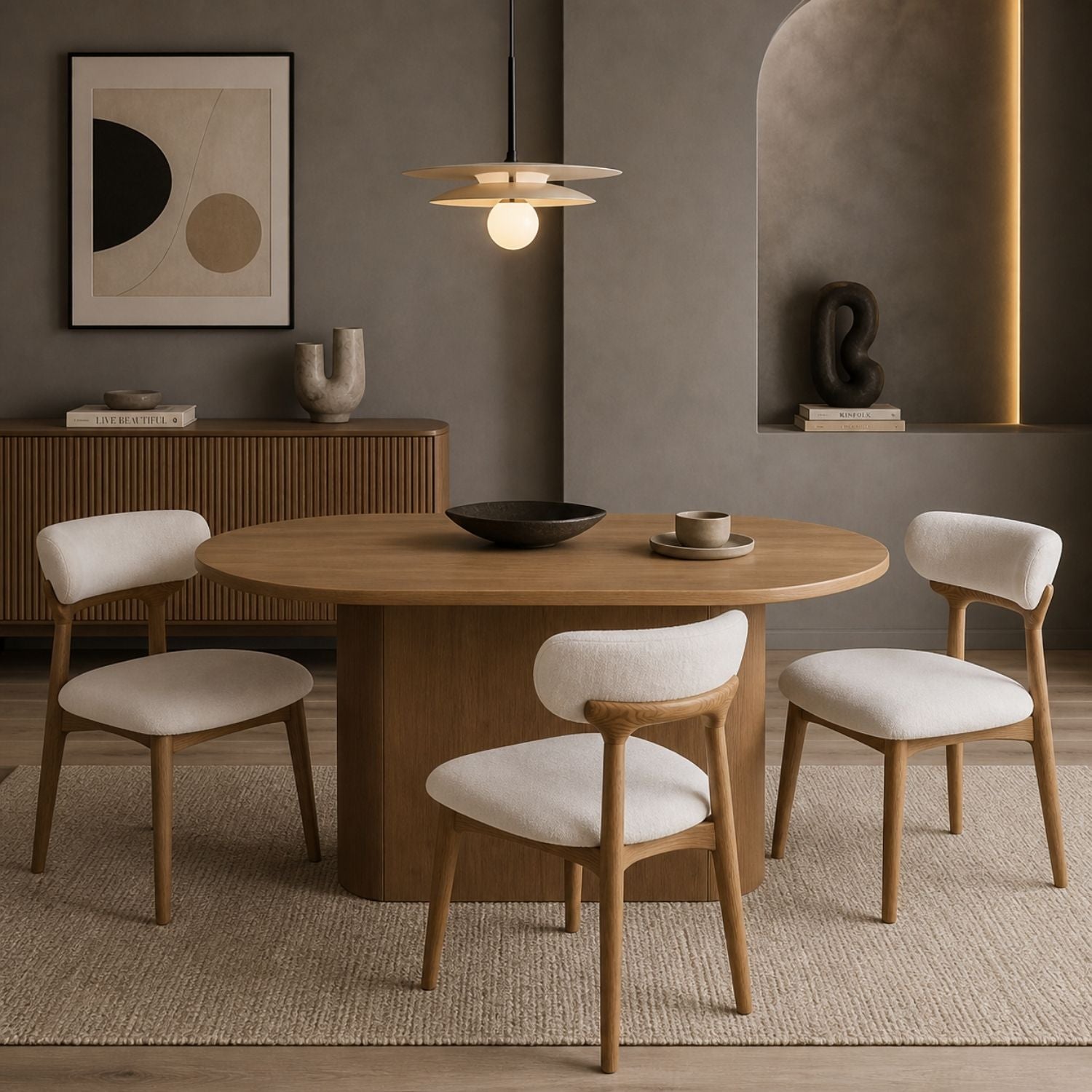 Vale Solid Oak Wood dining chair