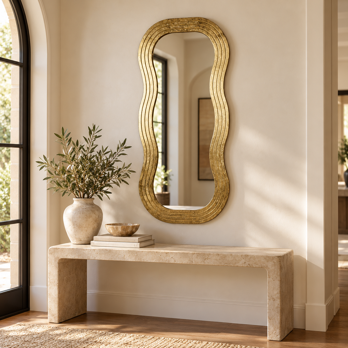 Valencia, Gold Wall Mirror