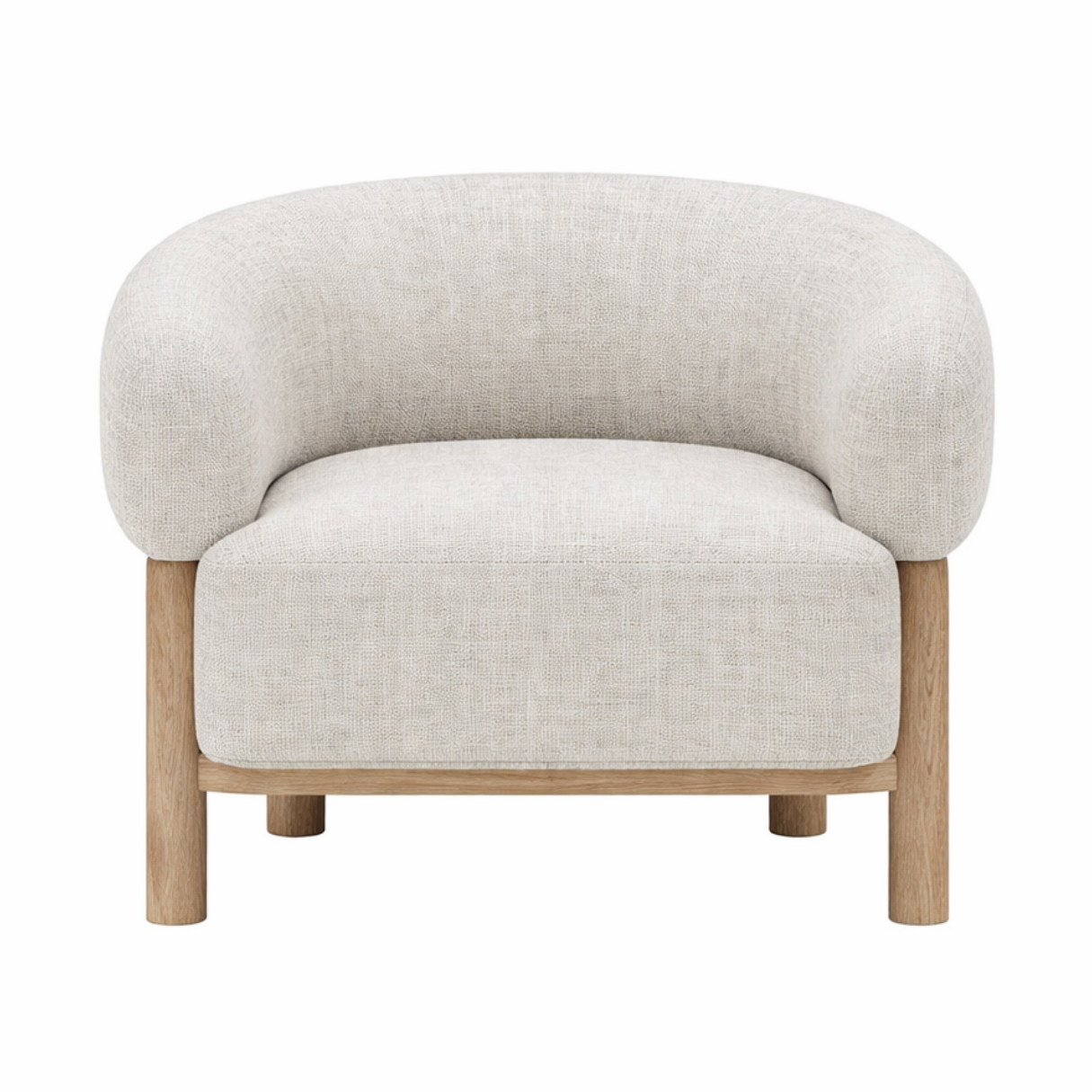 Veda Accent Chair – Solid Wood Frame