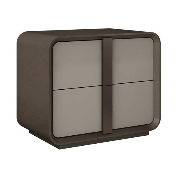 Avira Modern Nightstand – Grey