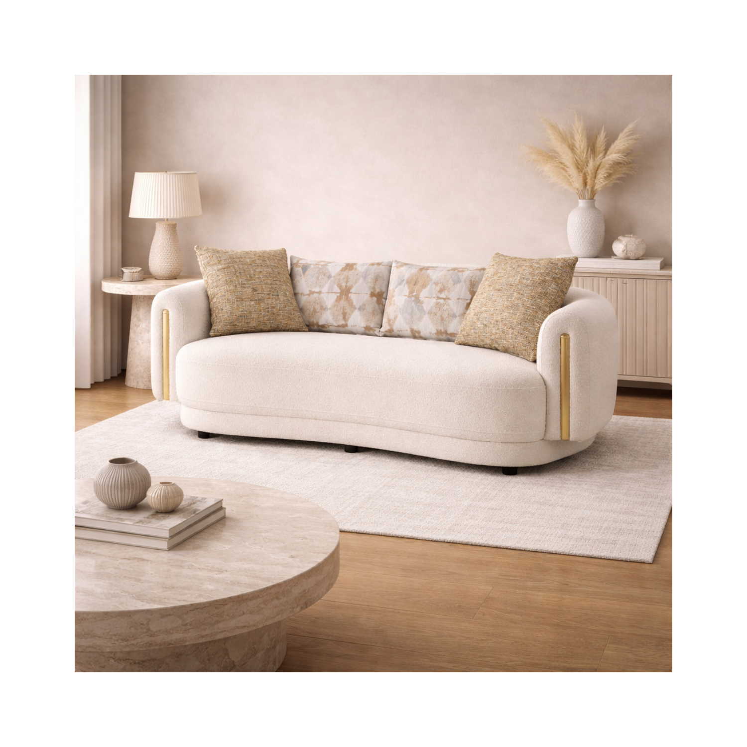 Velmora Upholstered 2-Seater Sofa