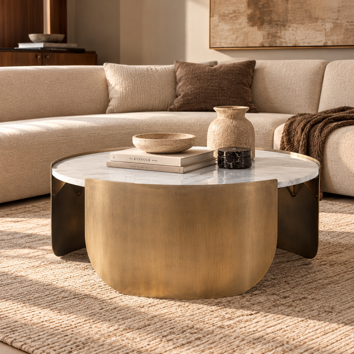 Verker Marble Coffee Table