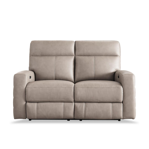 Suvi Top Grain Leather Power Reclining Loveseat