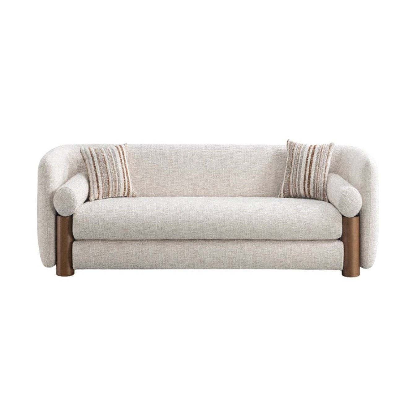 Vilma Modern Upholstered Sofa with Pine Wood Frame