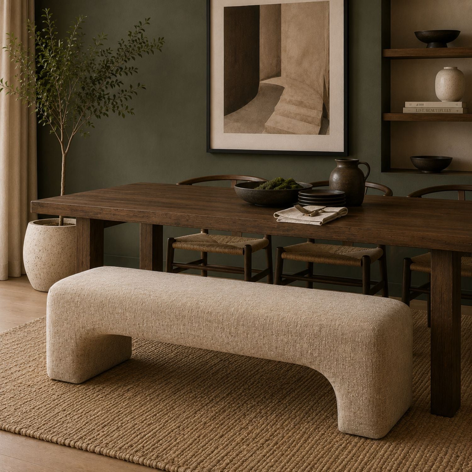 Virel Upholstered Bench