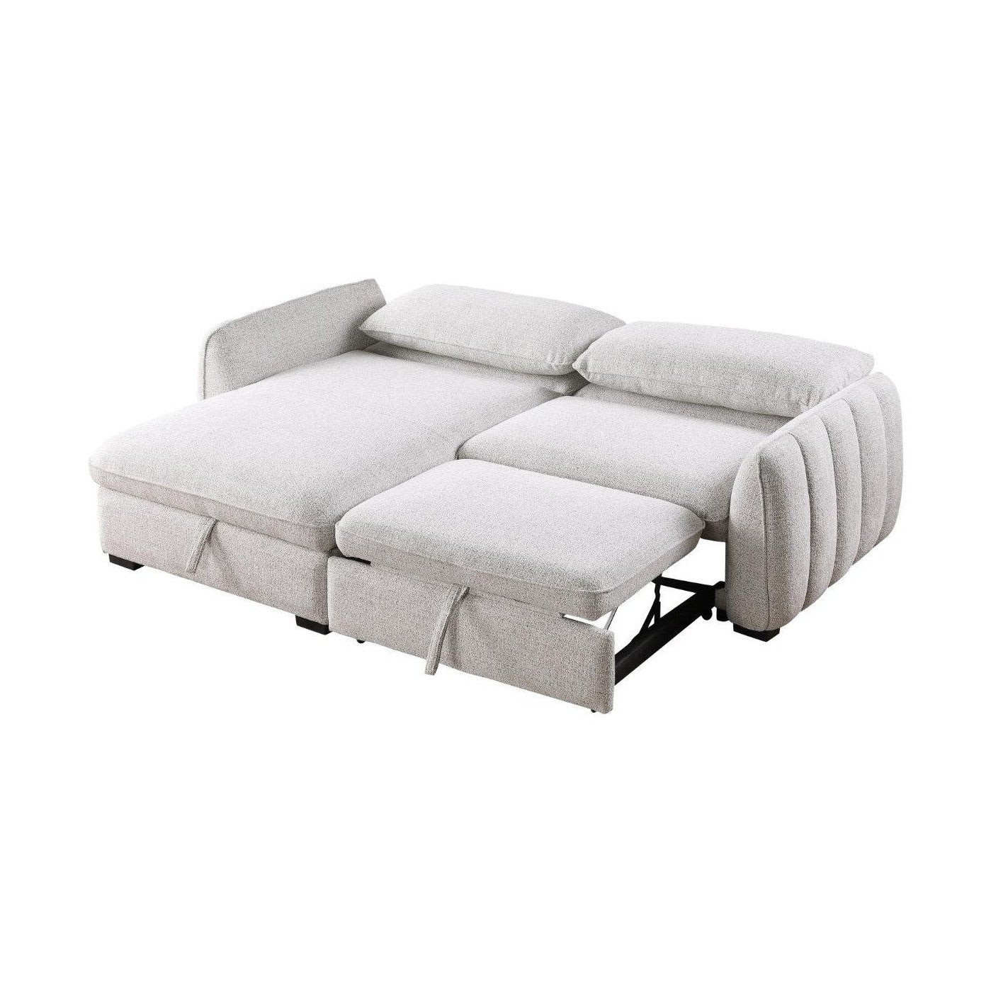 Cassey Pullout Sleeper Sectional with  Storage Chaise