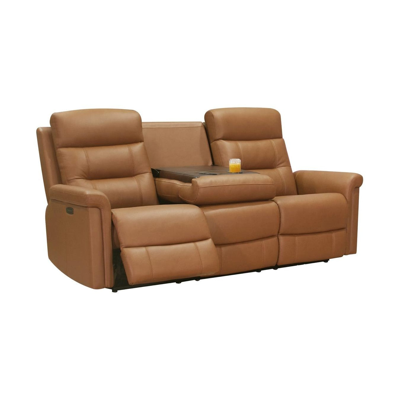 Joren Zero Gravity Power Reclining Leather Sofa with Power Headrests