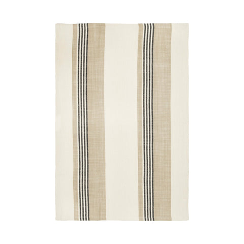 Woven Cotton Striped Tea Towels - Set of 3