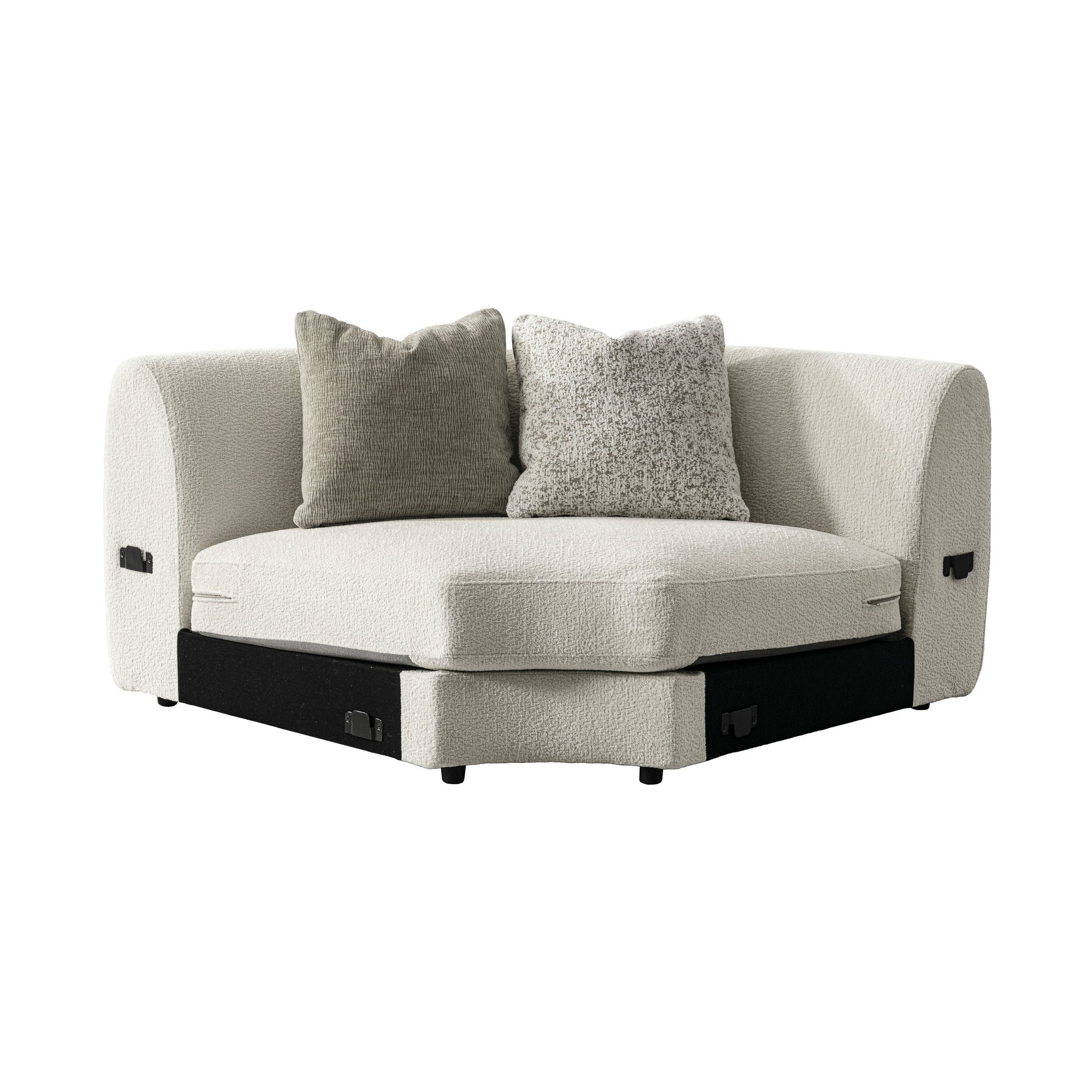 Sorenza Modular Sectional Sofa with Chaise – Ivory