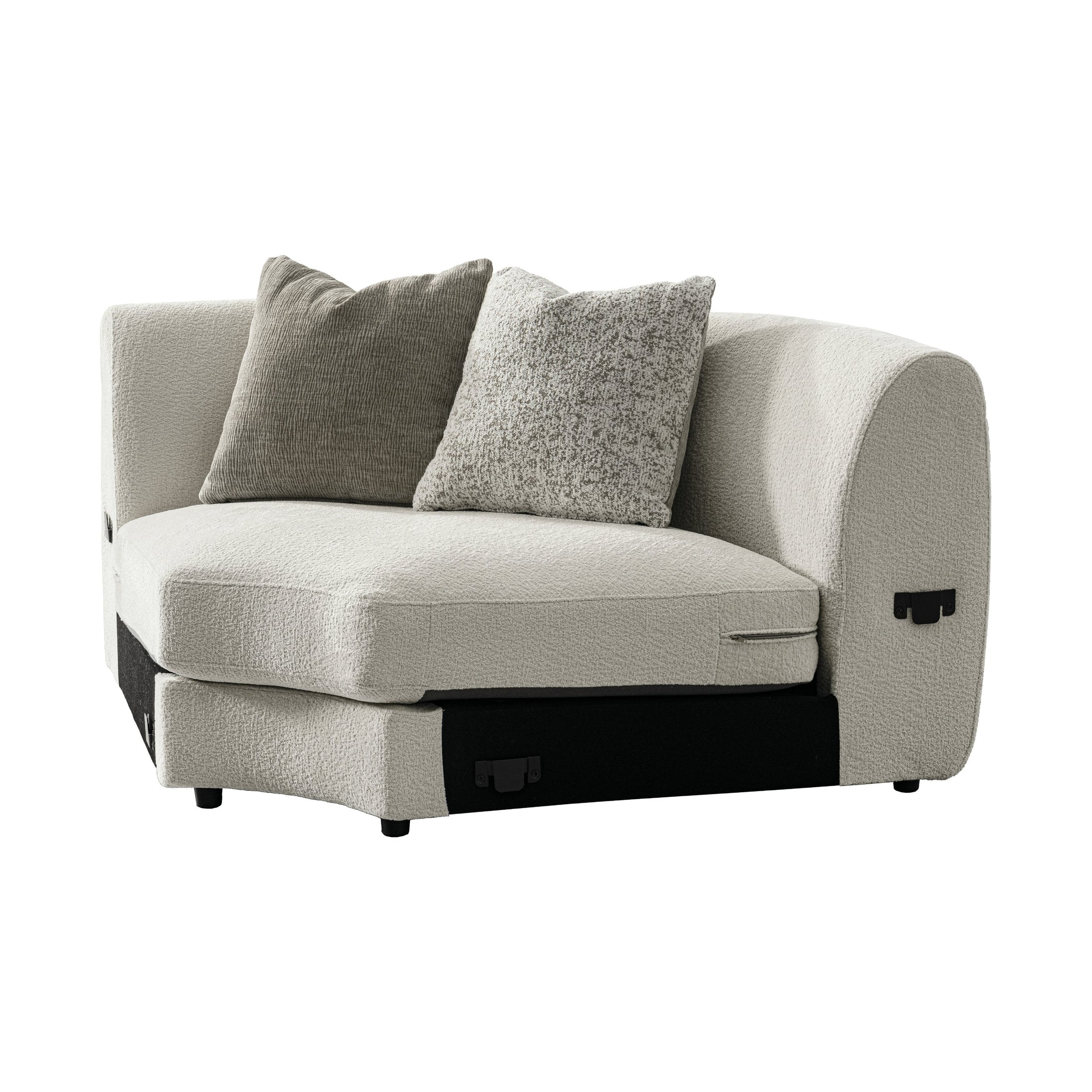 Sorenza Modular Sectional Sofa with Chaise – Ivory