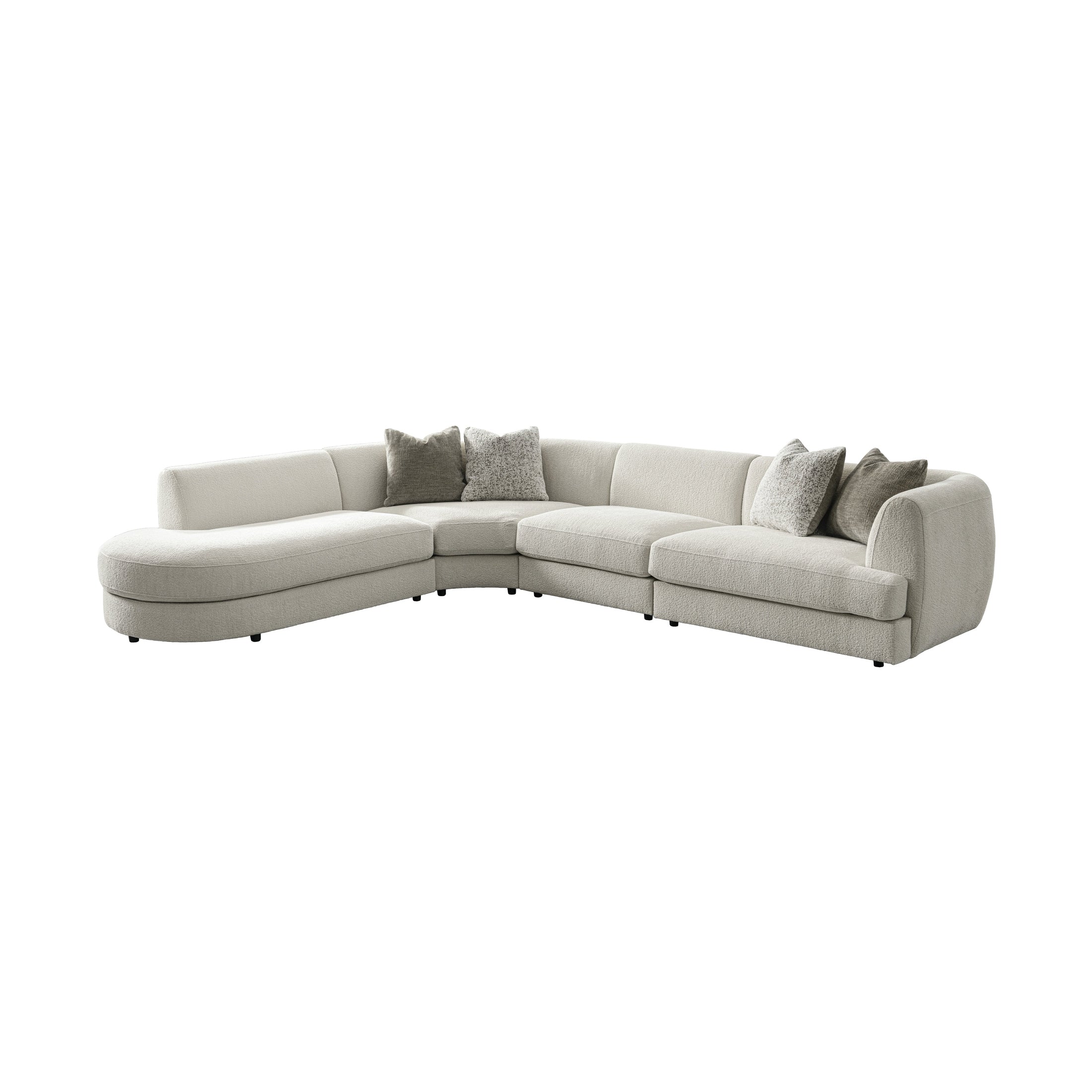 Sorenza Modular Sectional Sofa with Chaise – Ivory