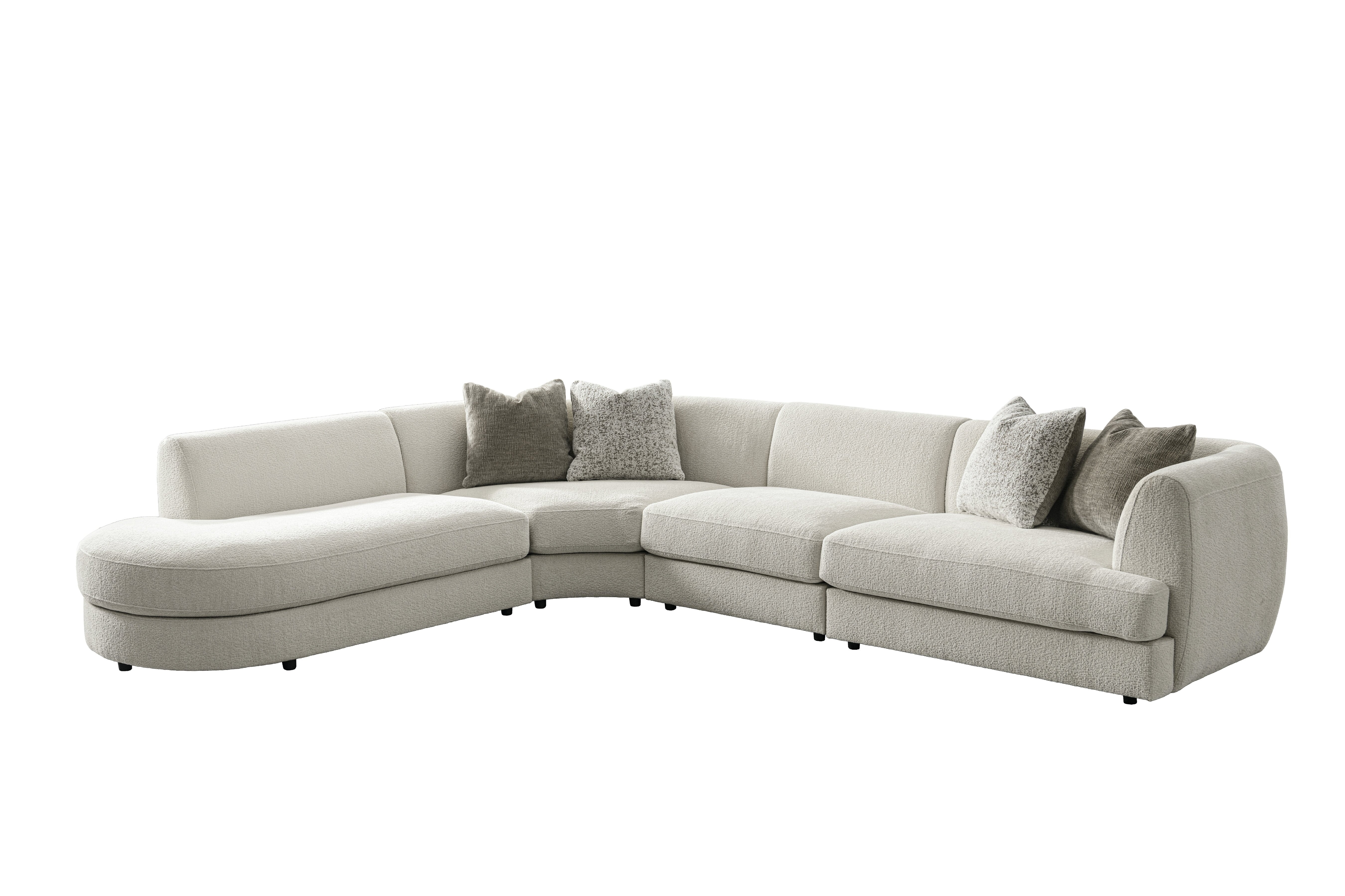 Sorenza Modular Sectional Sofa with Chaise – Ivory