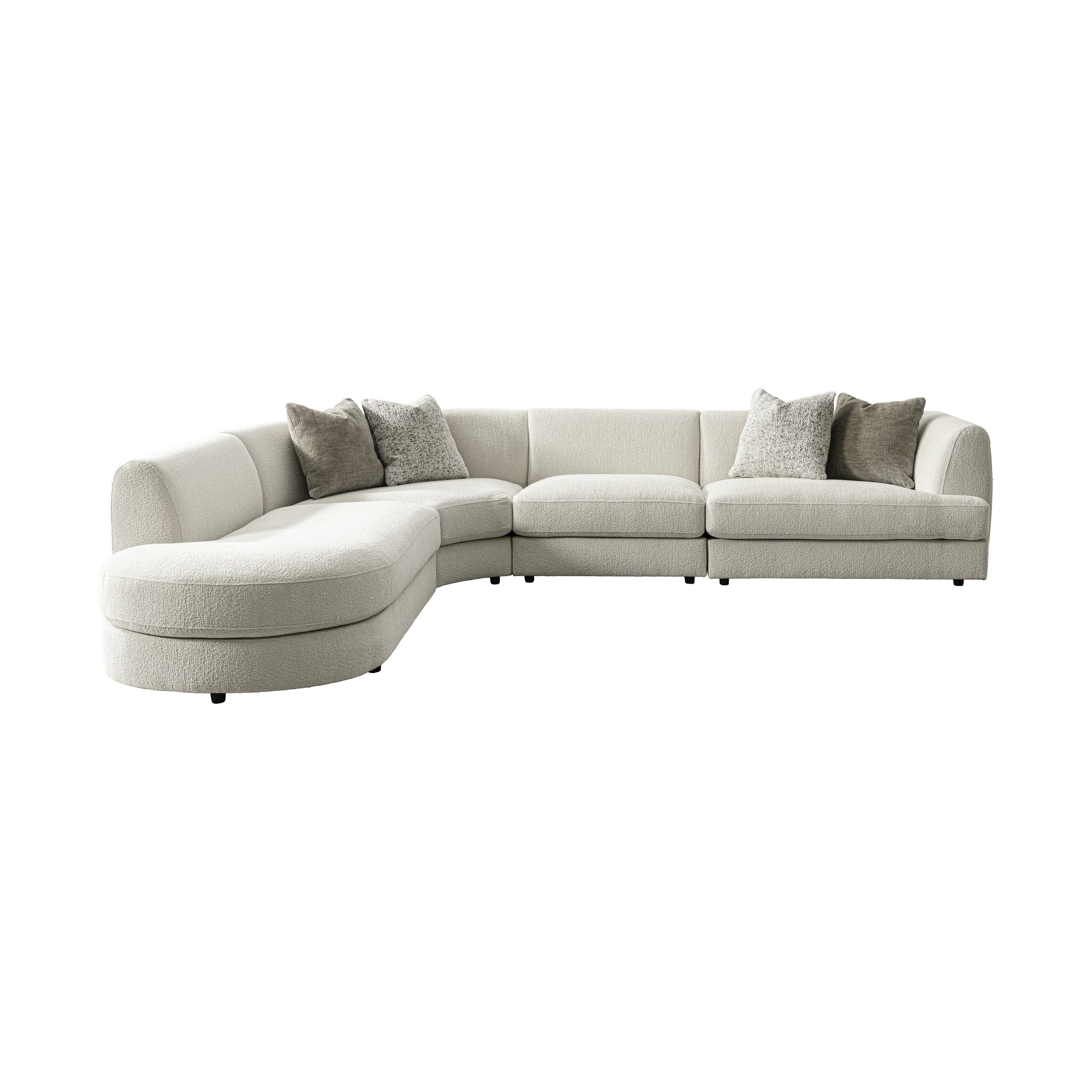 Sorenza Modular Sectional Sofa with Chaise – Ivory