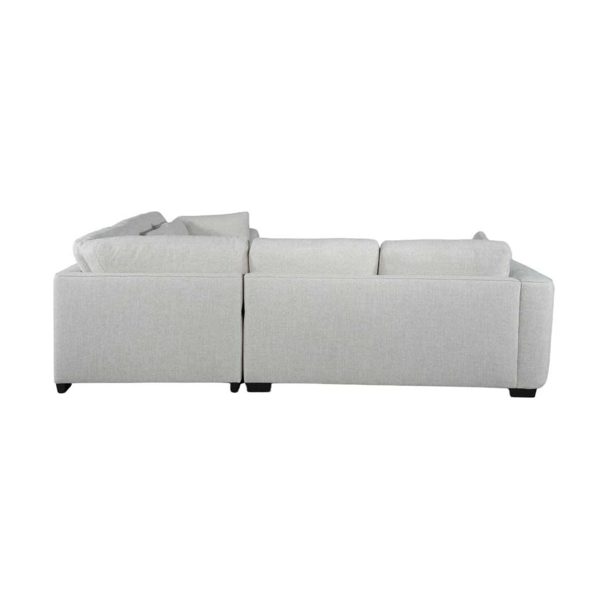 Numa 3-Piece Modular Upholstered Sectional Sofa – Greige