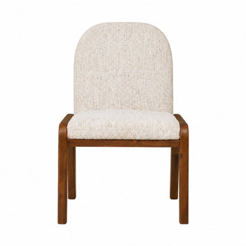 Xolani Chenille Upholstered Dining Chair in Chinchilla and Impala